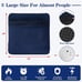 Electric Foot Warmer for Feet, Double-Sided Heating Pad with 6 Heat Levels