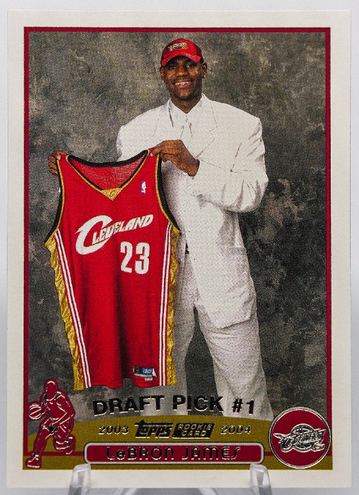 2003-04 Topps LEBRON JAMES #221 Rookie RC Los Angeles Lakers