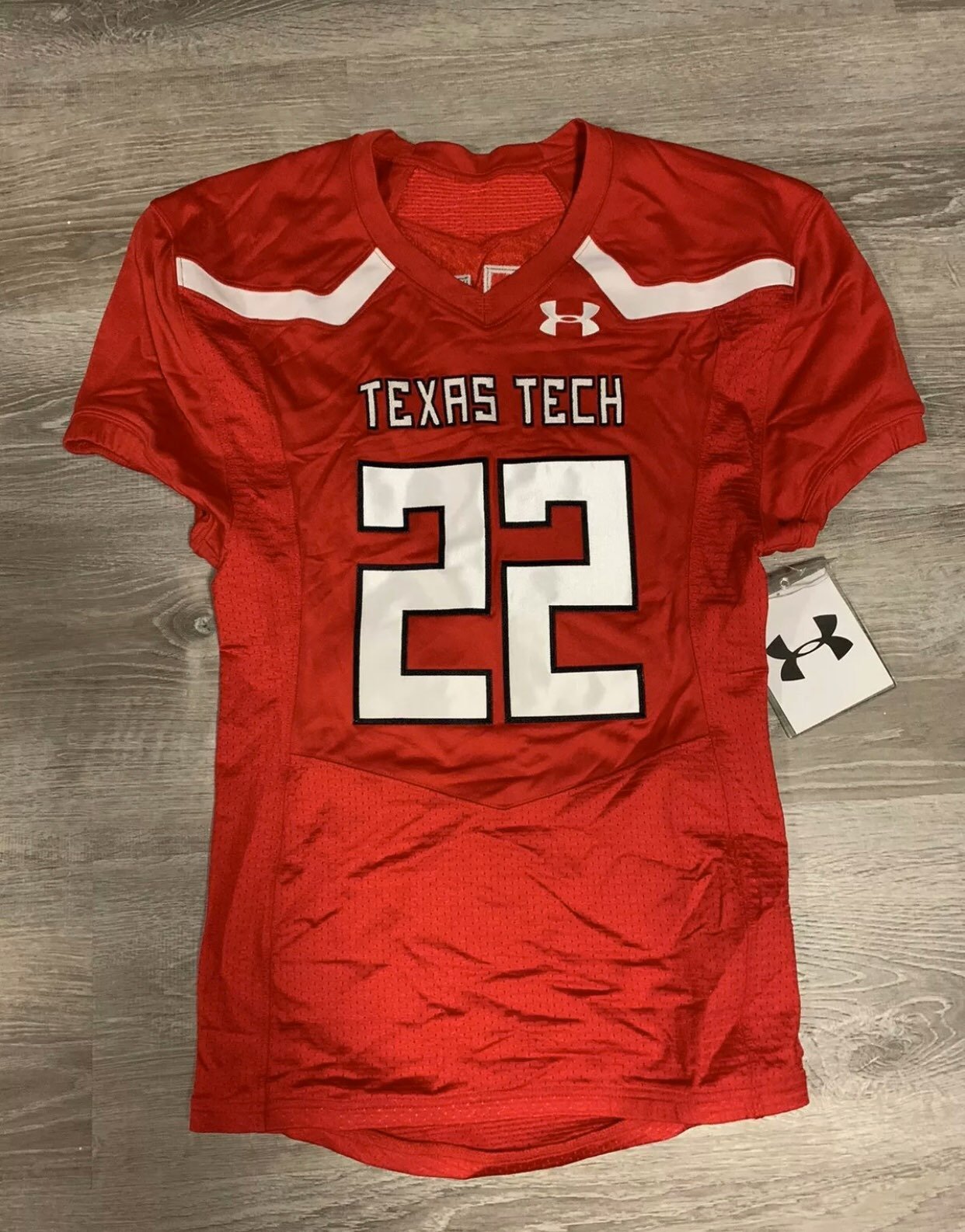 Texas tech team issued jersey