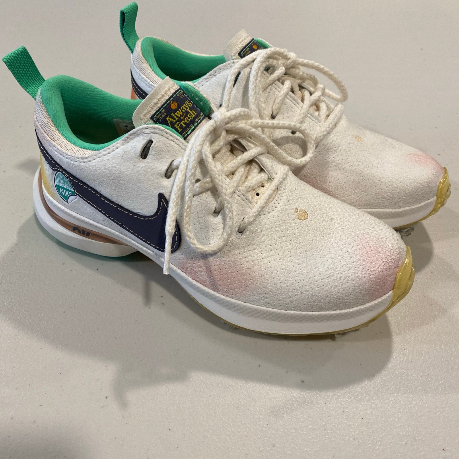 Nike Air Zoom Victory Tour 3 NRG 'Always Fresh' golf shoes Men’s Sz 4 DV6799 007