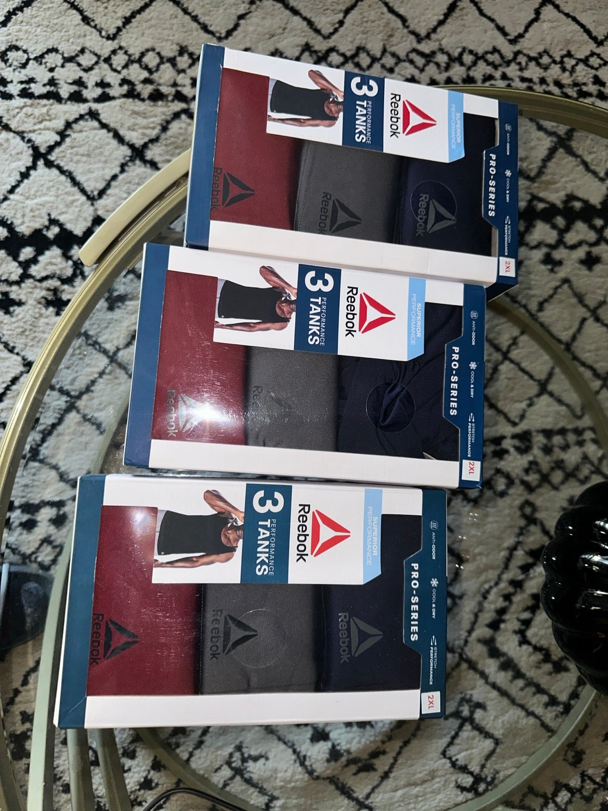 Reebok performance tank tops