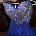 Royal Blue Prom Dress 0-2 Size.