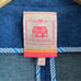 Vilagallo Blue Gray Colorblock Wool Blend Open Front Sweater Jacket