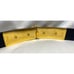 Signed ASHNEIL #10 KARUNG SNAKESKIN Black BELT w/ Gold Buckle-ADJUSTABLE