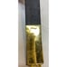 Signed ASHNEIL #10 KARUNG SNAKESKIN Black BELT w/ Gold Buckle-ADJUSTABLE