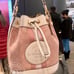 NWT Coach Dempsey Bucket Bag 19 In Signature Jacquard With Coach Patch And