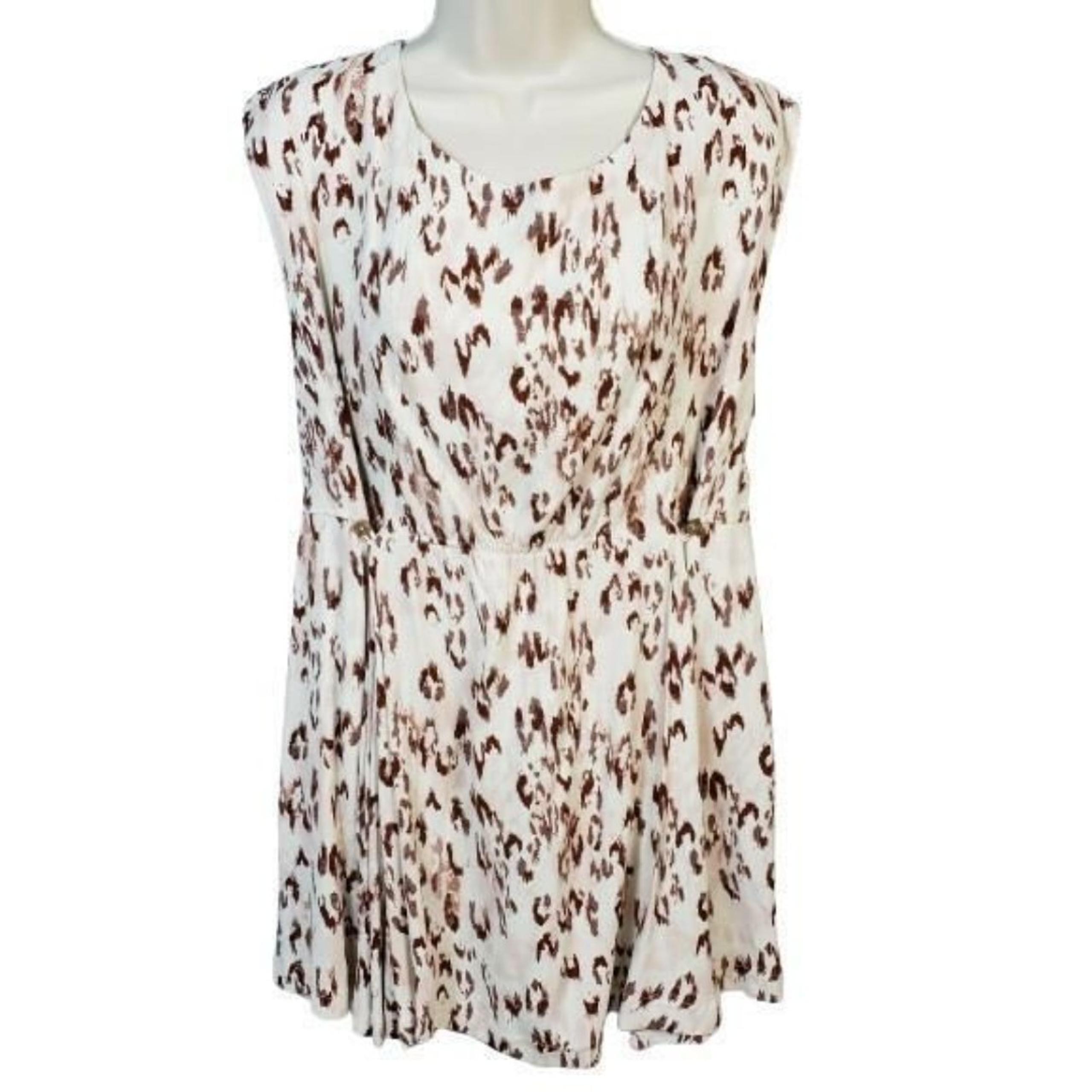 Free People Fake Love Printed Mini Dress Open Back Women's Size Small