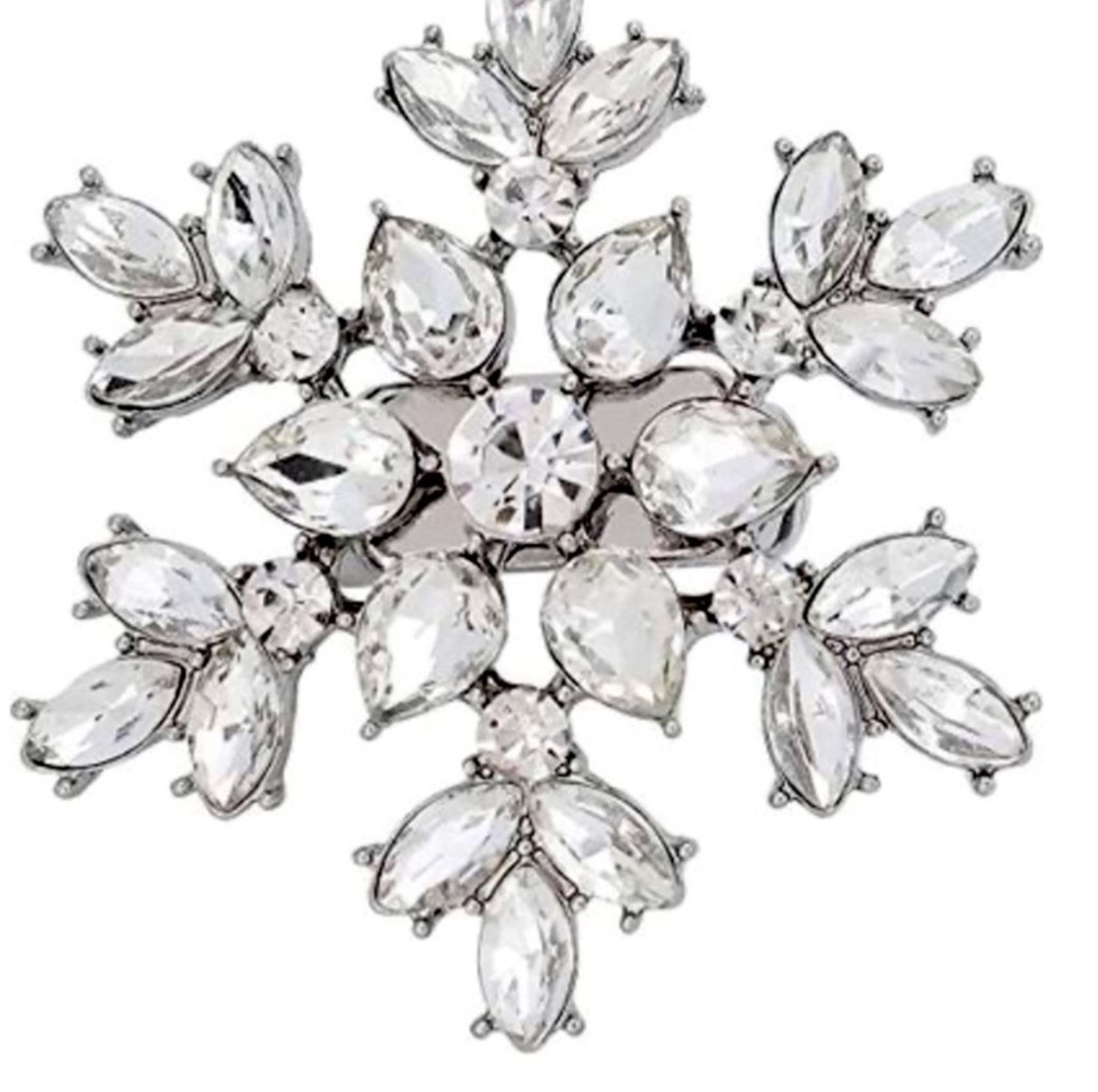 New Betsey Johnson Snowflake Stretch Ring