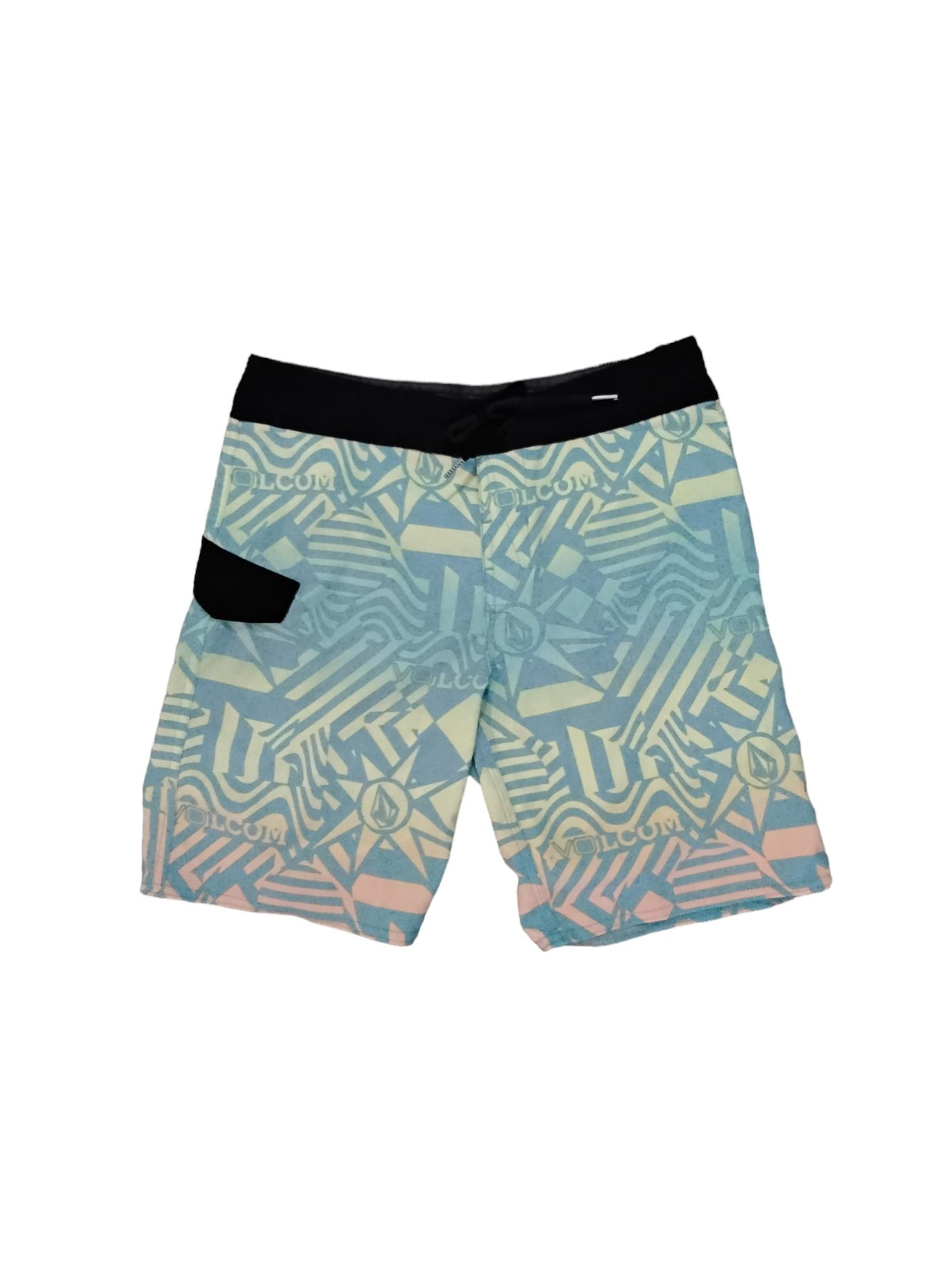 Volcom Mod-Tech Mod Ringer Swim Trunks Men's Size 29