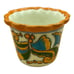 Talavera Folk Art Mexican Pottery Bowl Cactus Planter Flowers 4 1/4”