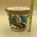 Talavera Folk Art Mexican Pottery Bowl Cactus Planter Flowers 4 1/4”