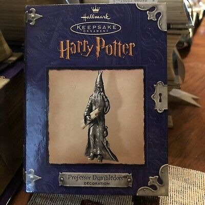 Hallmark Keepsake Ornaments Harry Potter Profesor Dumbledore Pewter.