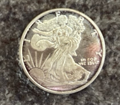 1 oz. Walking Liberty Silver Round