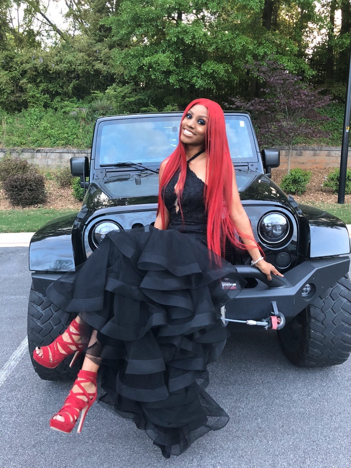 black prom dress