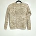 Mother The Hugger Tiger Stripe Fleece Crew Neck Sweatshirt XS