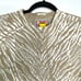 Mother The Hugger Tiger Stripe Fleece Crew Neck Sweatshirt XS