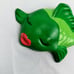 Vintage Chalkware Kissing Fish Mr. & Mrs. Fish Green Wall Art Plaques