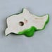 Vintage Chalkware Kissing Fish Mr. & Mrs. Fish Green Wall Art Plaques