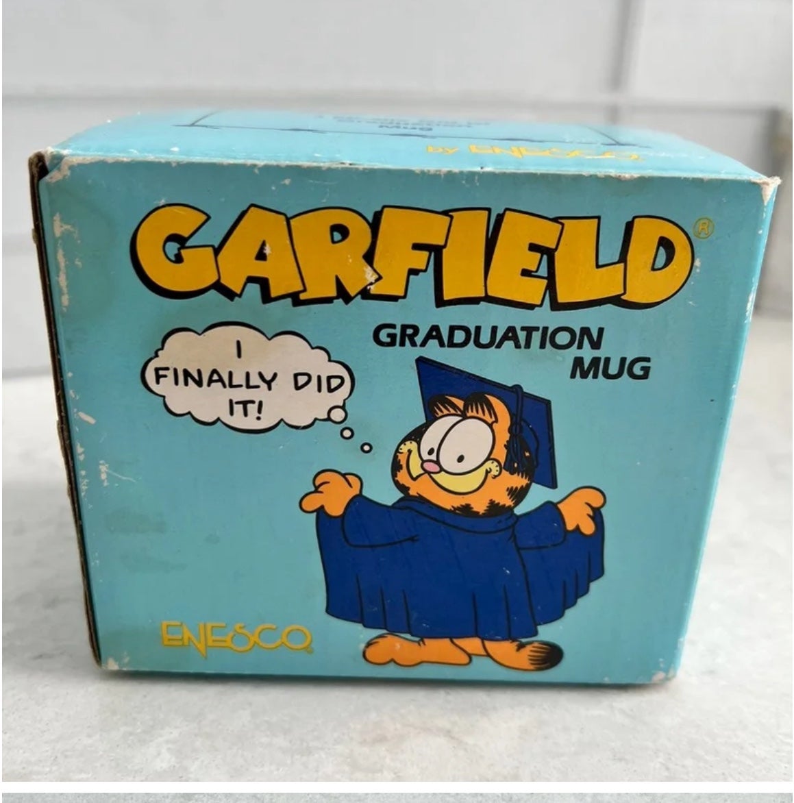 Vintage Garfield Graduation Mug