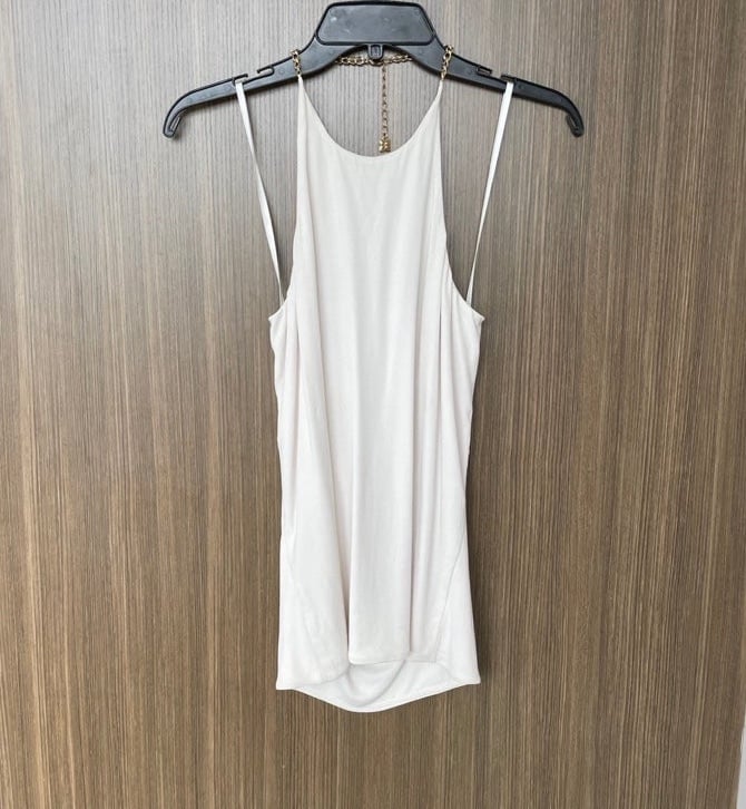 BCBGMAXAZRIA Open Back Halter Top