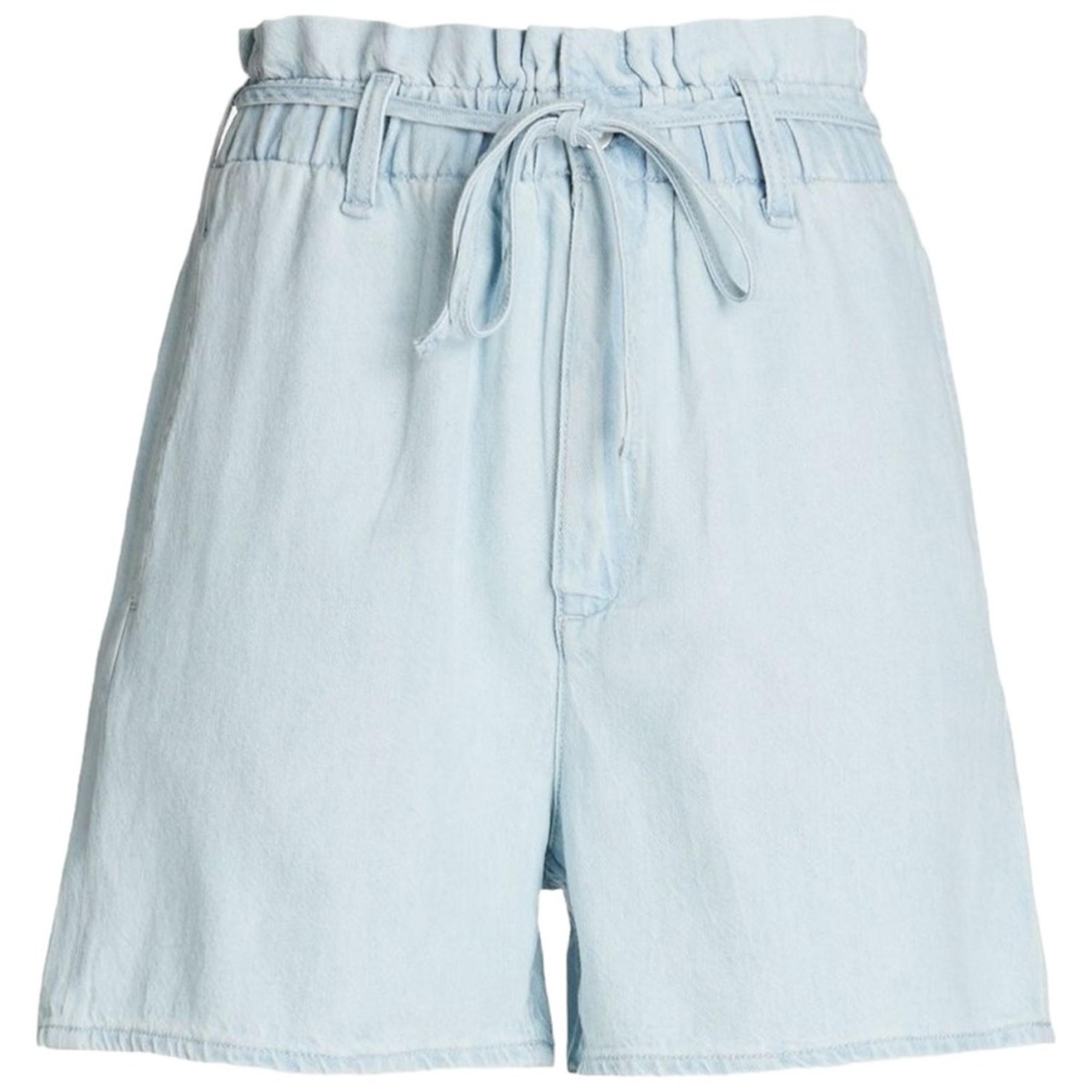 Rag & Bone Denim Women’s Size 26 Light Blue Wash Cotton Linen Jean Shorts