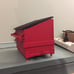 1/12 Scale dumpster with 7 mini bags of trash