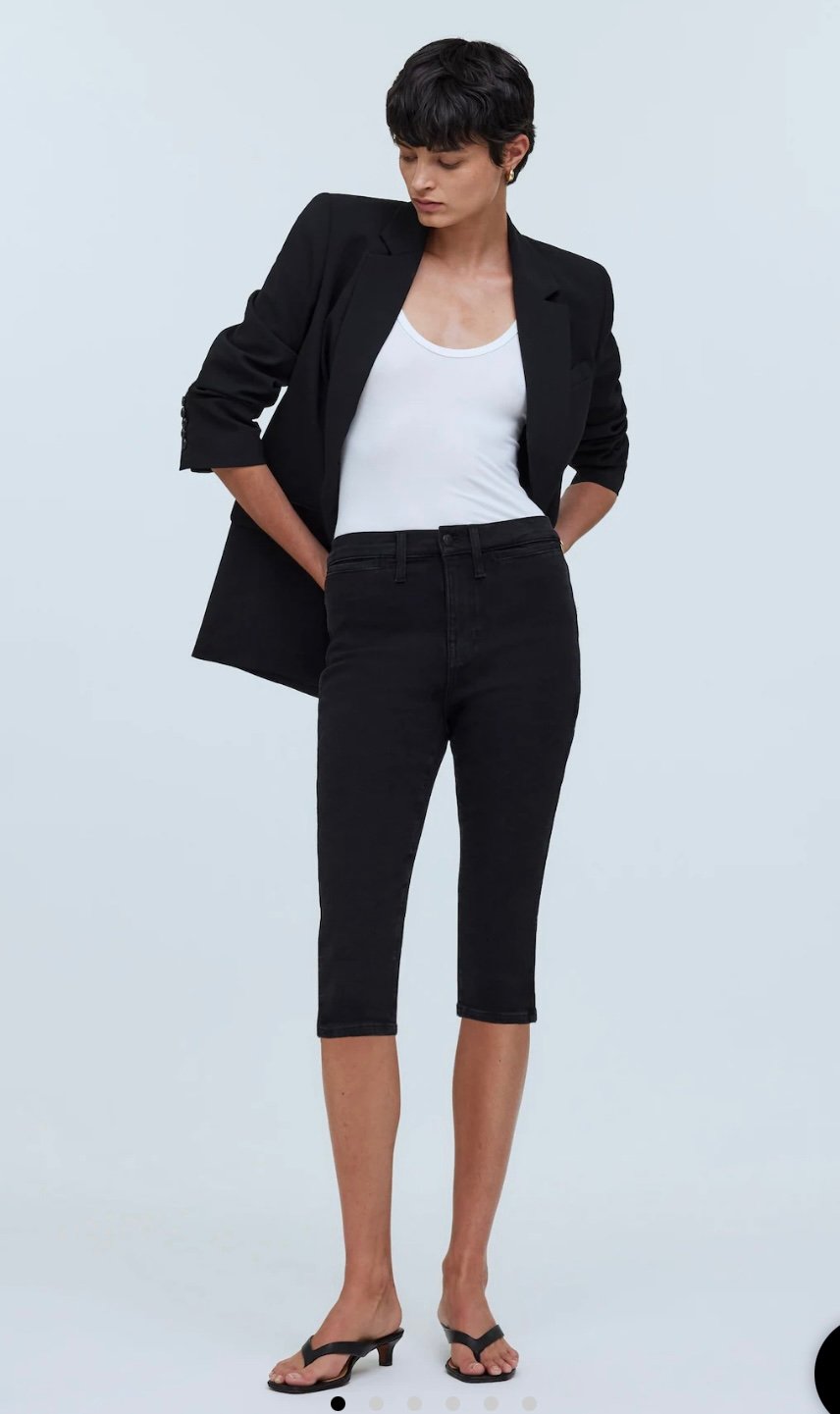 Madewell The '90s Capri Jean, Sz 27