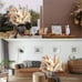 Pampas Grass Decor |Dried pompas Grass Boho Dried Floral Arrangement Centerpiece