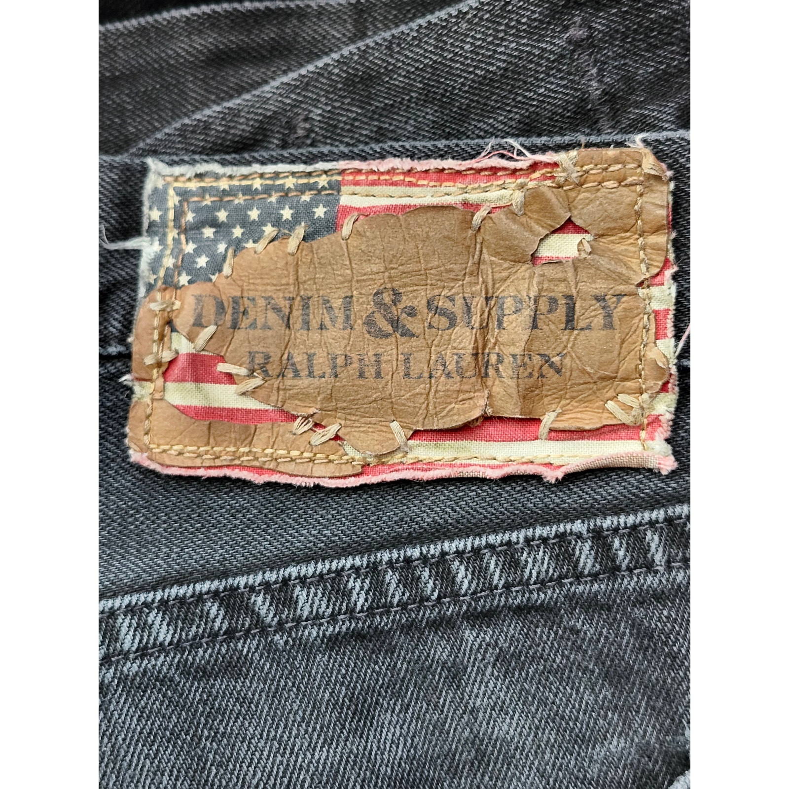 Denim & Supply Ralph Lauren Black Classic, Straight Leg