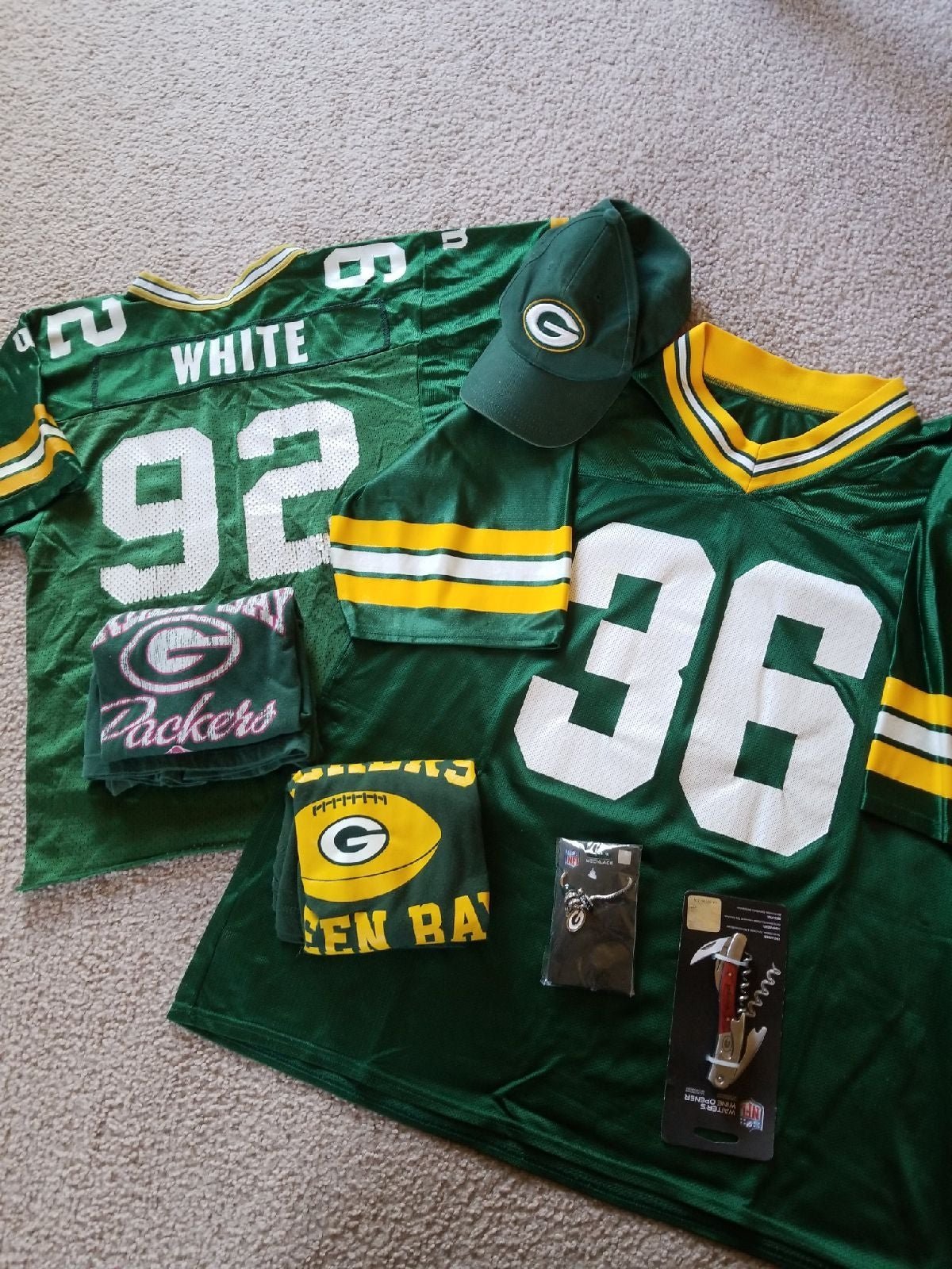 ULTIMATE GREEN BAY PACKERS 7-ITEM NFL FAMILY BUNDLE DEAL 2!!!