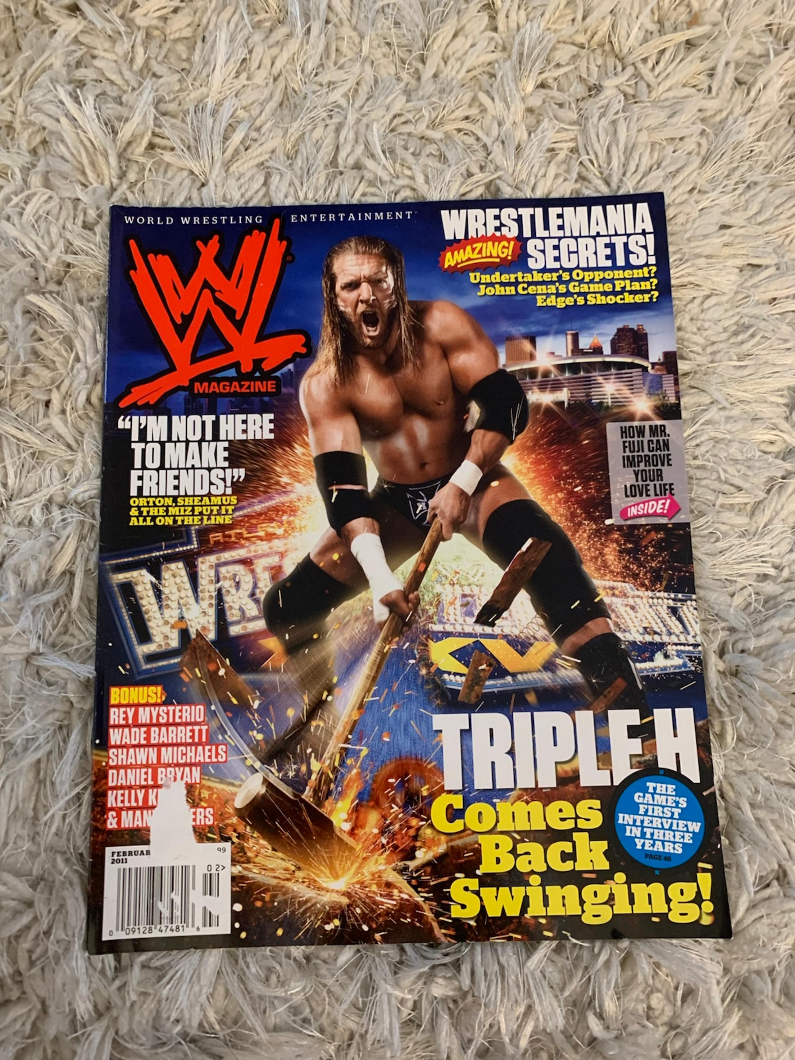 WWE Magazine Triple H February 2011 Issue