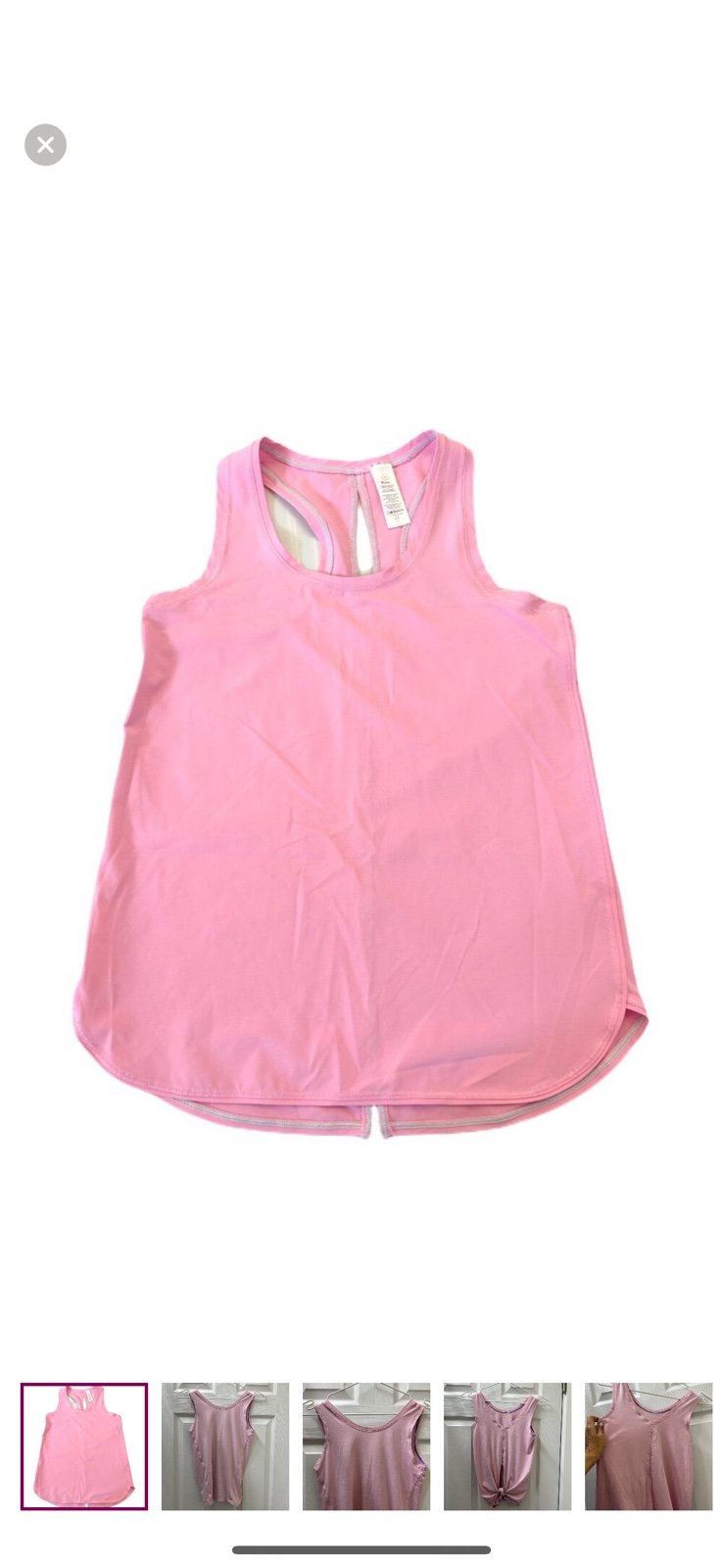 Ivivva Light Pink Tank Top