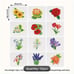 12 Piece Flower Diamond Paintings