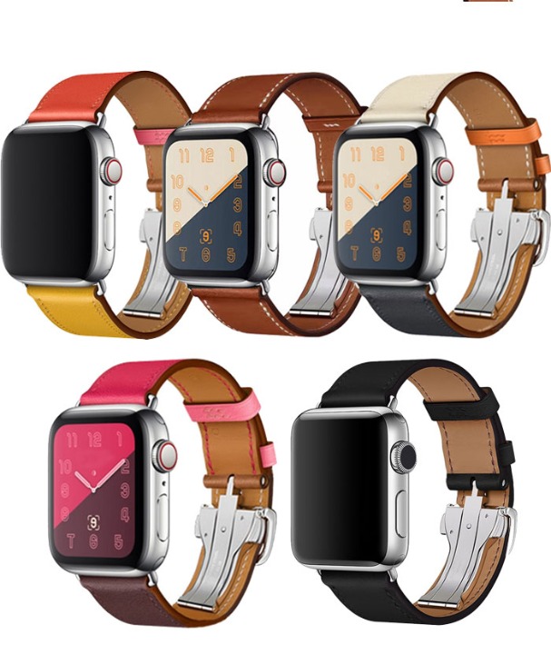 Genuine leather strap for apple watch