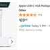Apple USB-C VGA Multiport Adapter in White