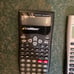 7 vintage Texas Instruments calculators