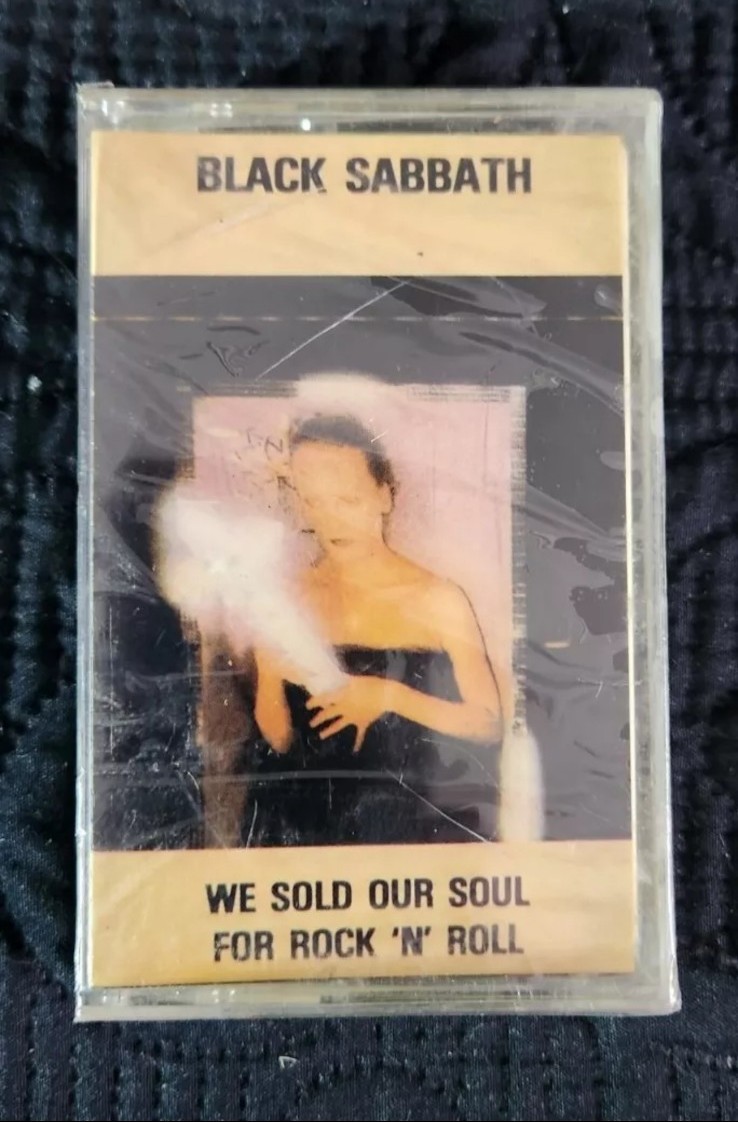 FACTORY SEALED Black Sabbath *We Sold Our Soul For Rock N Roll -cassette tape.