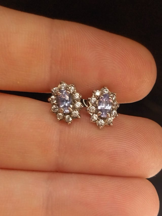 Aqua Marine Earrings