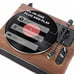 1 by ONE High Fidelity Belt Drive Bluetooth Turntable with Built-In Speakers,