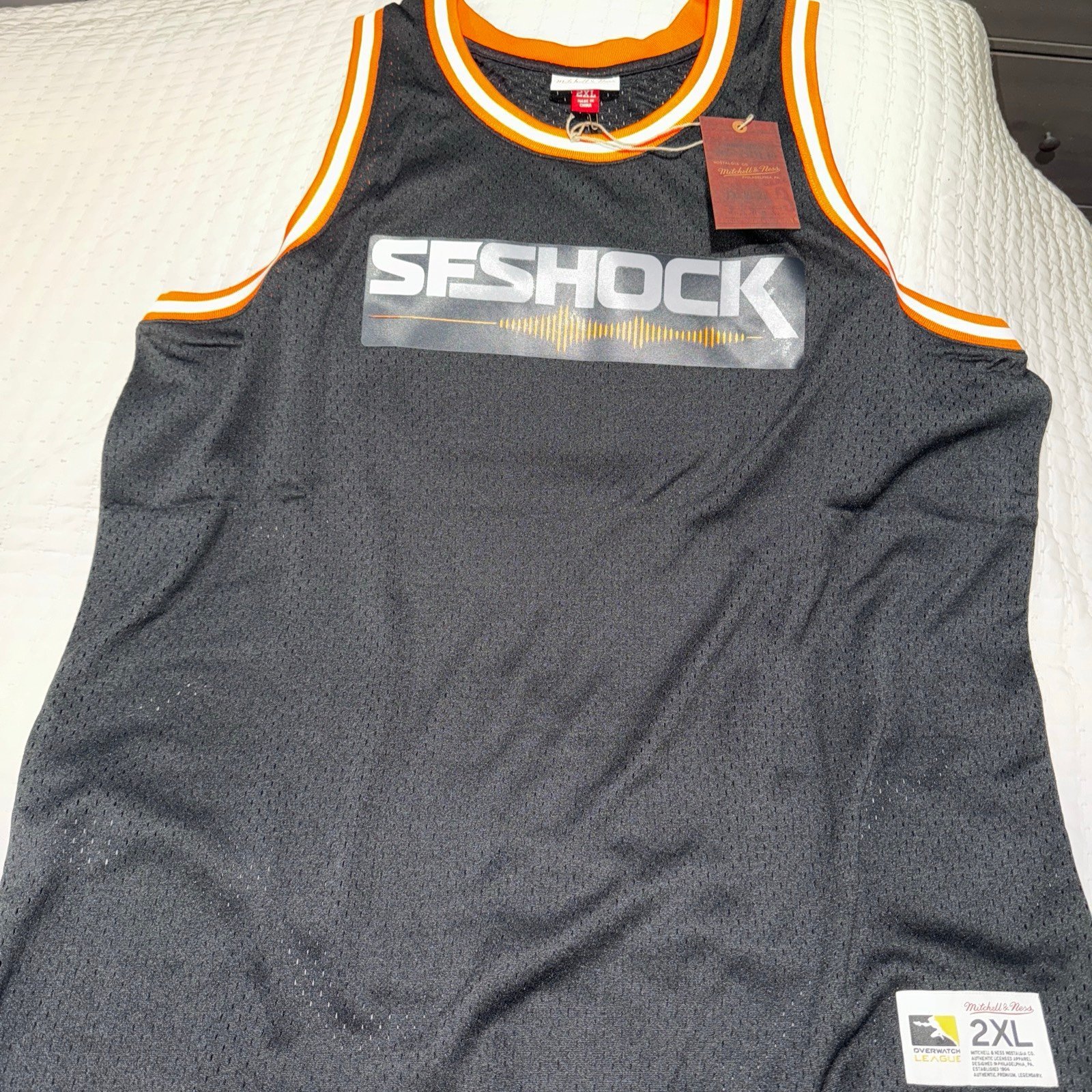 San Francisco Shock Mitchell And Ness 2XL Overwatch 2017-2018 Inaugural