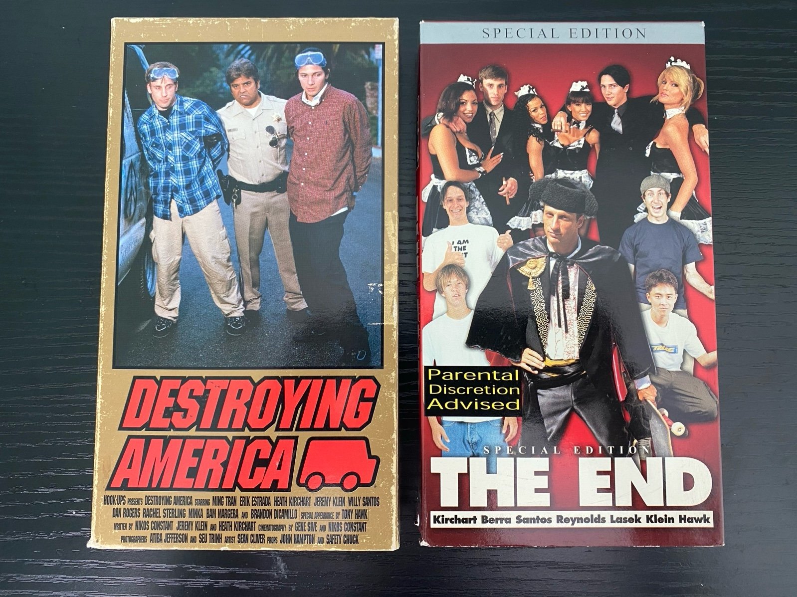 Birdhouse and Hook-Ups VHS Lot