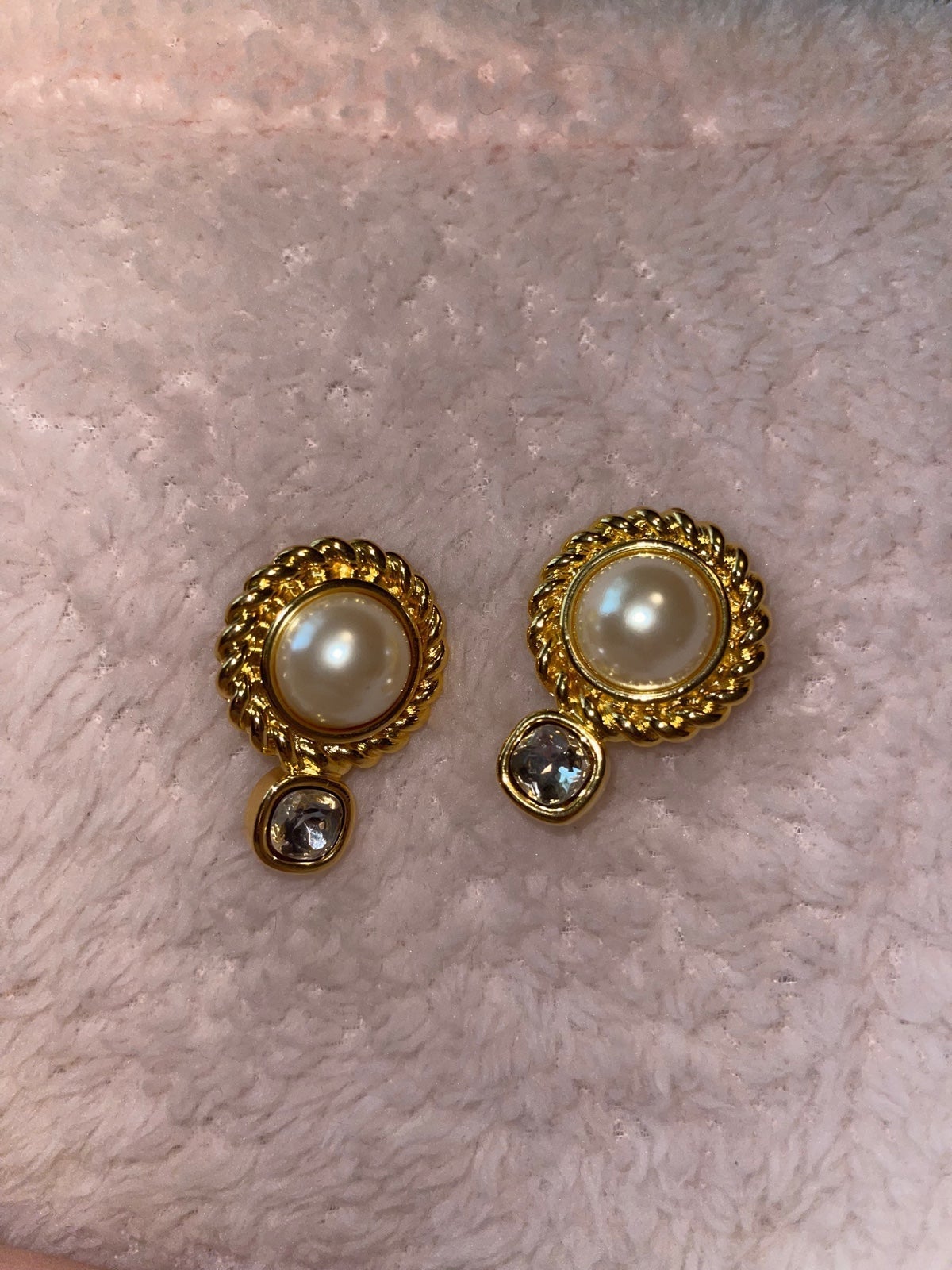 Signed Vintage Givenchy Clip On Earrings