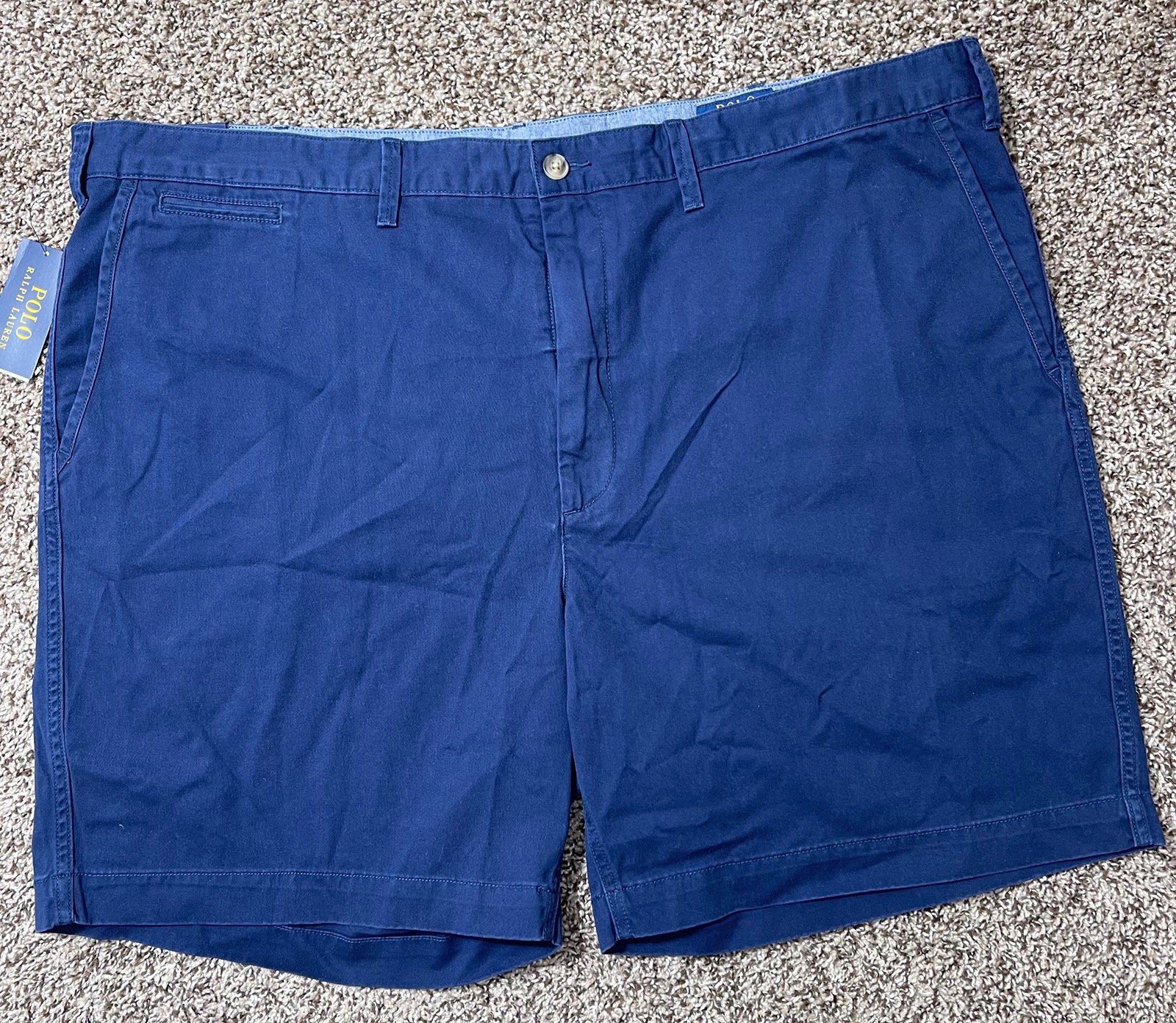 Polo Men's Ralph Lauren Navy Shorts Classic Fit Sz:46B {IB- 235}