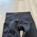 Women's Lululemon Athletica Black Flow and Go Crop Seamless Tight Leggings Sz 2
