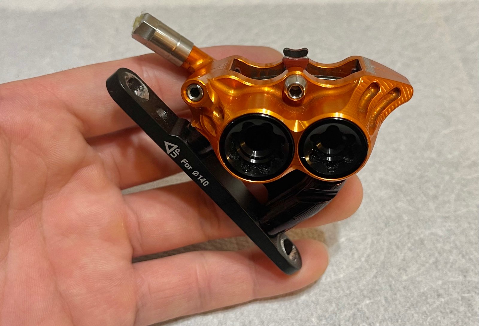 HOPE RX4 flat mount caliper, mineral oil