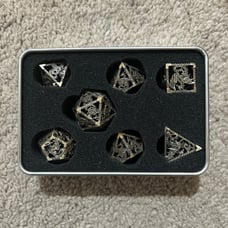 Beautiful See-Through DND Dice
