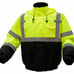 GSS SAFETY LLC Hi-Visibility Bomber Insulated Yellow Jacket NEW