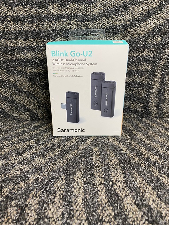 Saramonic Blink Go-U2, Dual Channel Wireless Microphone System