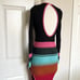 STAUD Edna Striped Cutout Maxi Dress