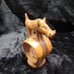 African hand crarved napkin holders.